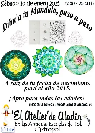Dibuja tu mandala para 2015