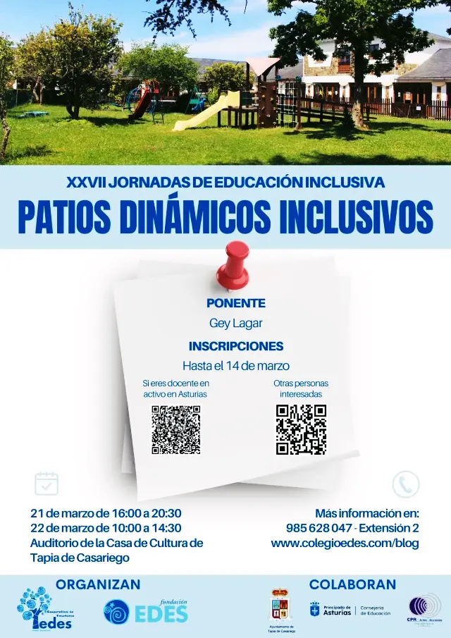 XXVII Jornadas de Educación Inclusiva: PATIOS DINÁMICOS