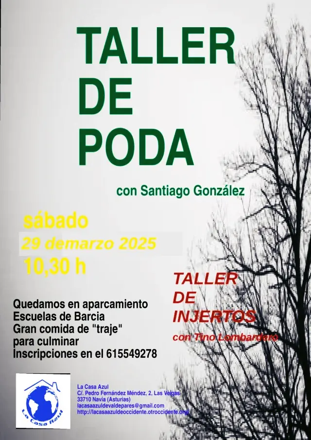 Taller de Poda, en Barcia