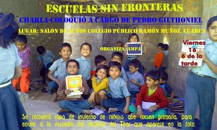 Charla-coloquio: ''Escuelas sin fronteras''