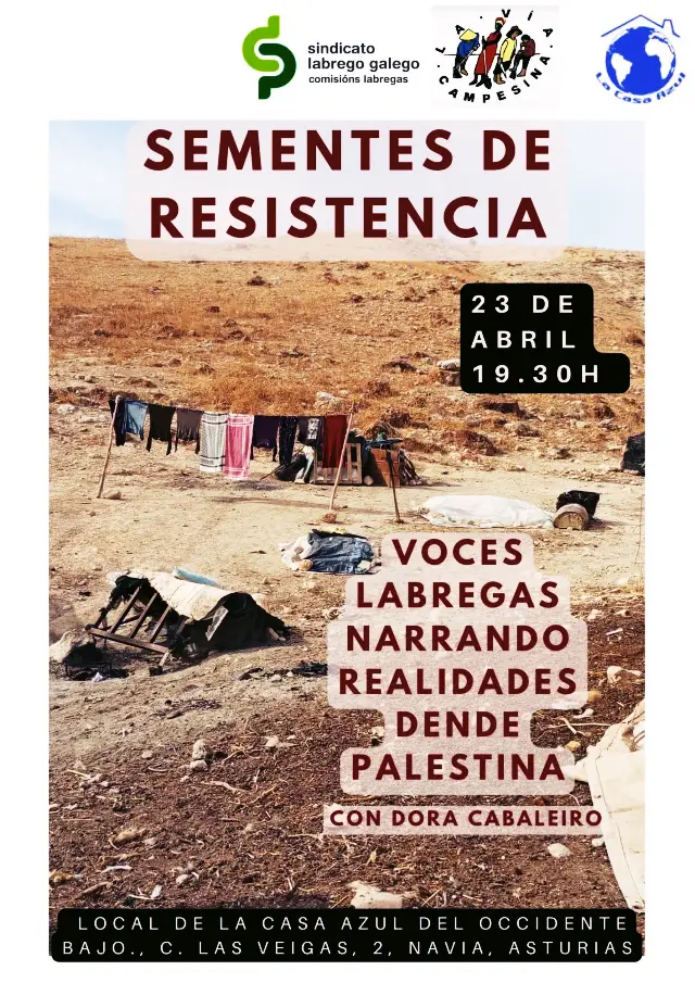 Sementes de Resistencia; Narrando realidades dende Palestina.