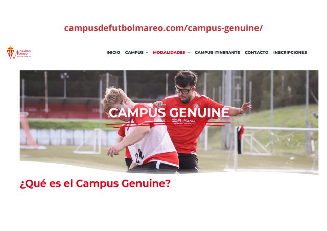 Campus Genuine, con el Real Sporting de Gijón