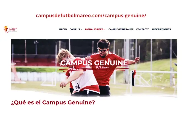 Campus Genuine, con el Real Sporting de Gijón