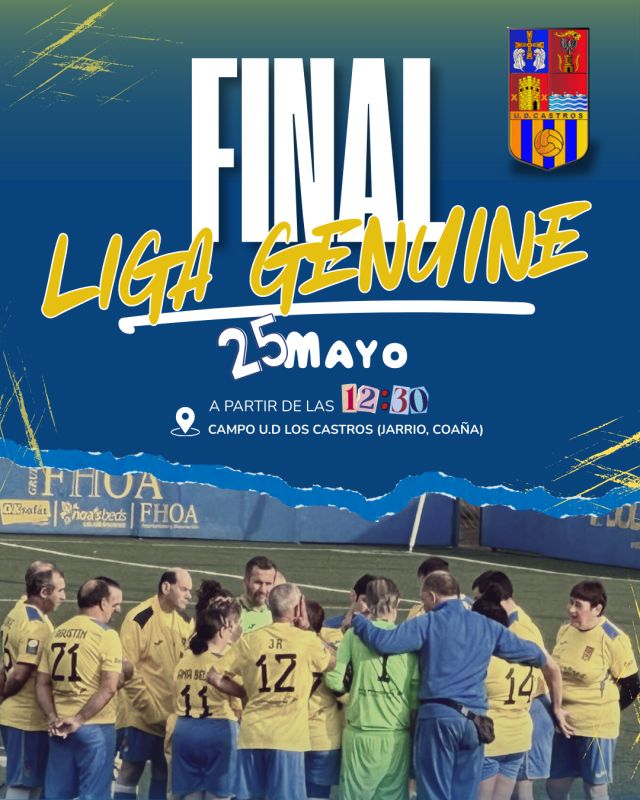 Final de la Liga Genuine, en Los Castros