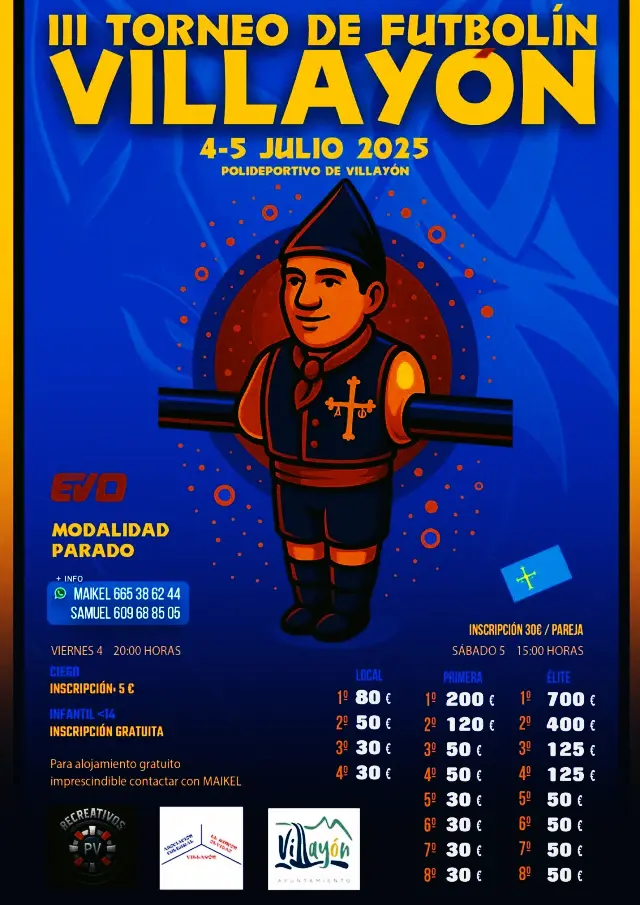 III Torneo de Futbolín en Villayón