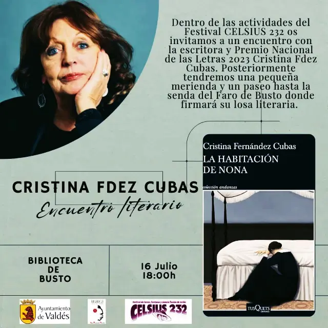 Encuentro con la escritora Cristina Fernández Cubas