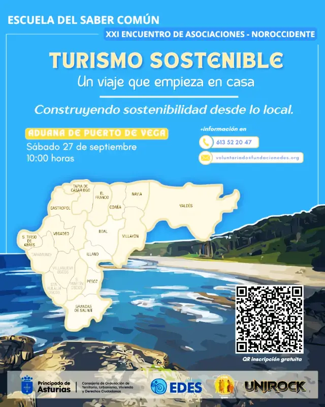 XXI Encuentro de Asociaciones del Noroccidente de Asturias: Turismo sostenible, un viaje que empieza en casa.