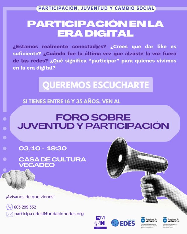 Foro de debate: Participación en la era digital