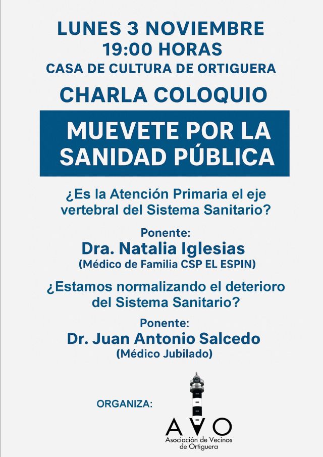 Charla-coloquio “Muévete por la sanidad pública”