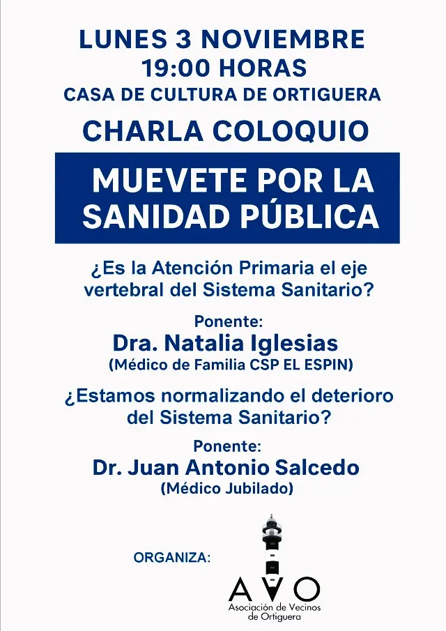 Charla-coloquio “Muévete por la sanidad pública”