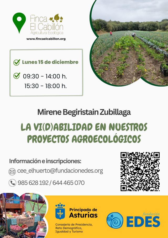 Formación: La vi(d)abilidad en nuestros proyectos agroecológicos. 
