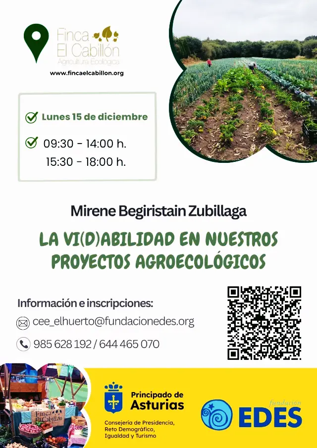 Formación: La vi(d)abilidad en nuestros proyectos agroecológicos. 