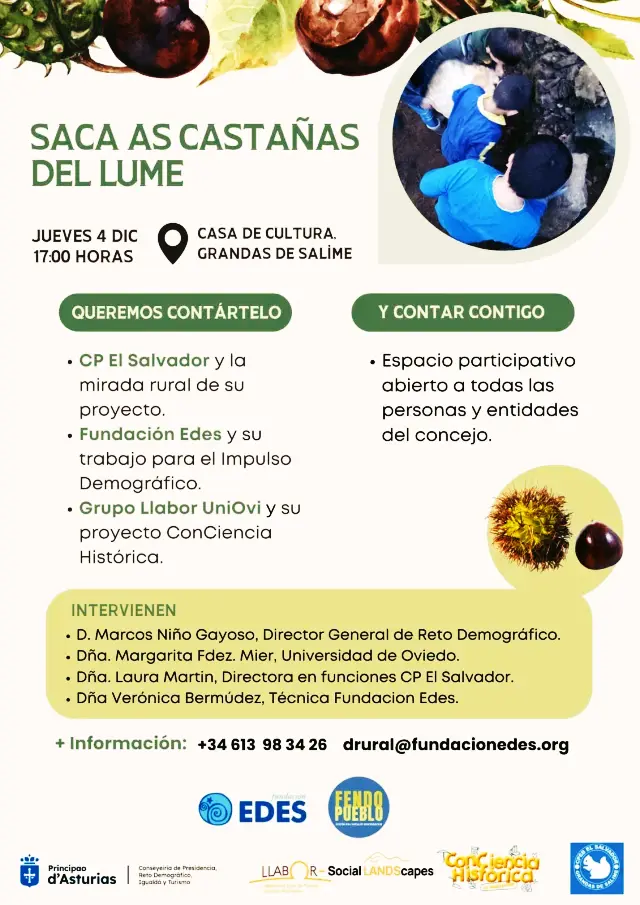 Presentación: Saca as Castañas del Lume