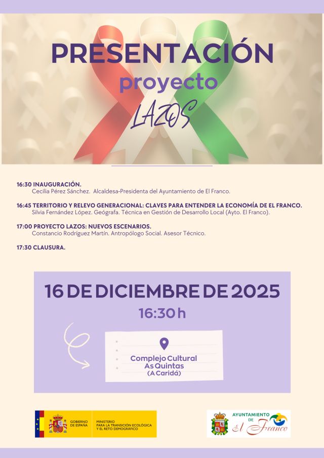 PRESENTACIÓN DEL PROYECTO LAZOS EN EL FRANCO
