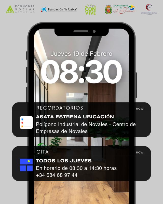 Nueva Iniciativa de Orientación para el Empleo de ASATA en el Centro de Empresas de Novales (El Franco)