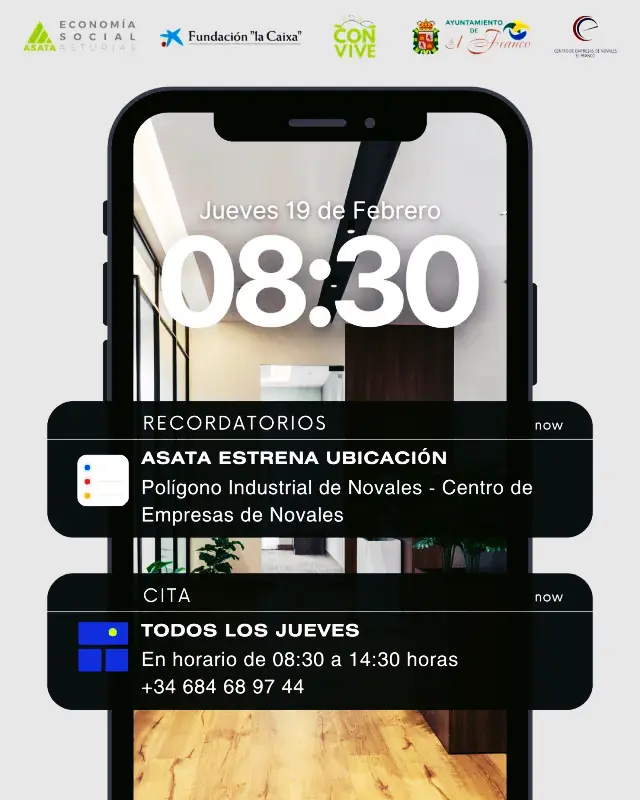 Nueva Iniciativa de Orientación para el Empleo de ASATA en el Centro de Empresas de Novales (El Franco)