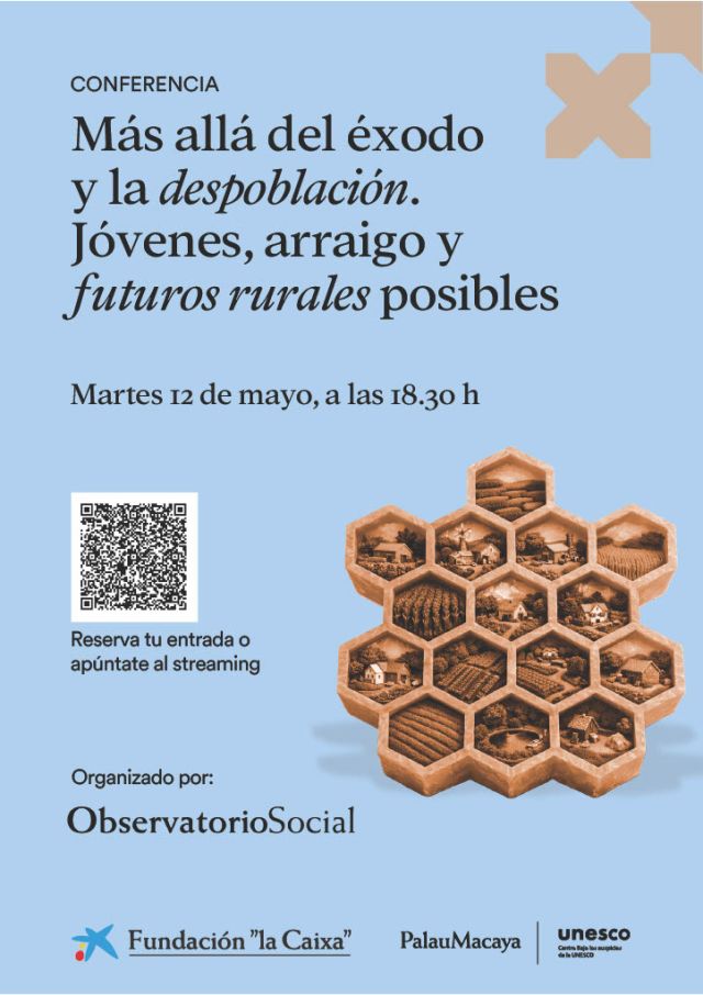 Conferencia: “Más allá del éxodo y la despoblación. Jóvenes, arraigo y futuros rurales posibles”