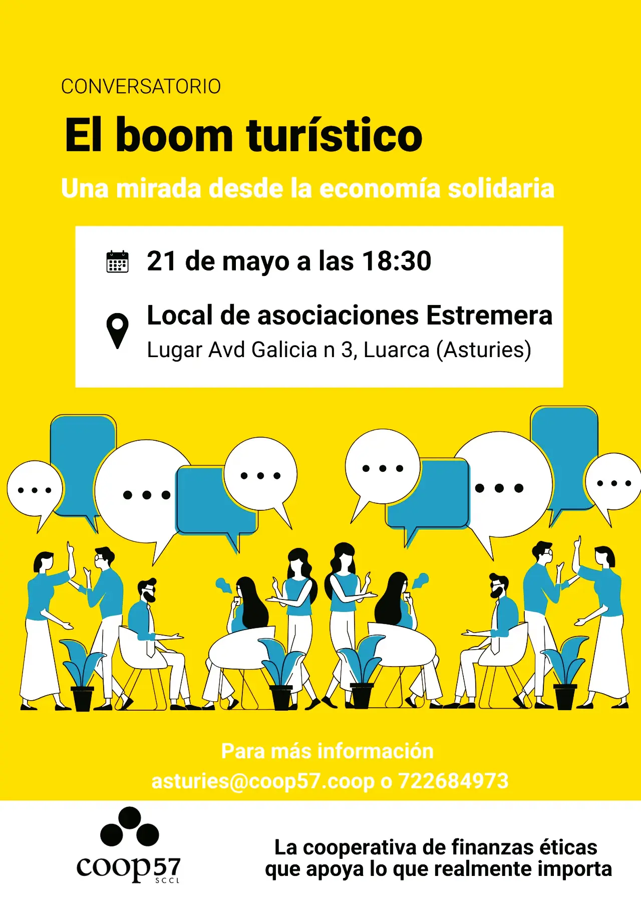 El boom turístico, a debate desde la economía solidaria en Luarca