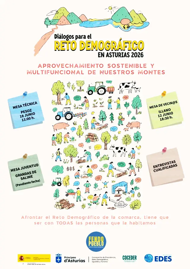 Diálogos para el Reto Demográfico '026: Aprovechamiento sostenible y multifuncional de nuestros montes